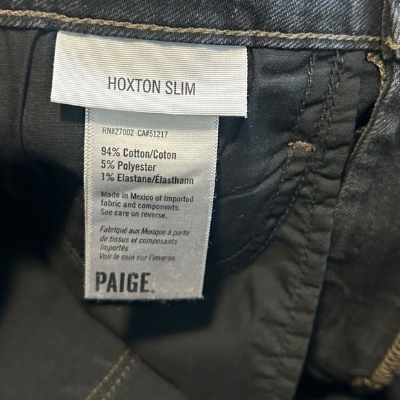 PAIGE Women’s Hoxton Slim Cut Off Jeans - Picture 10 of 13